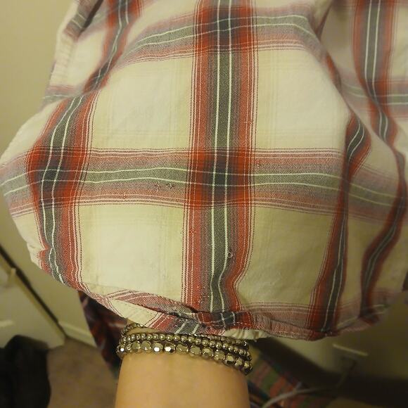 Carhartt Loose Fit Shirt Blue Short Sleeve Button Down Men's Size 2XL - Picture 6 of 6